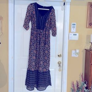 Melle Gabrielle boho maxi dress for women size 1x